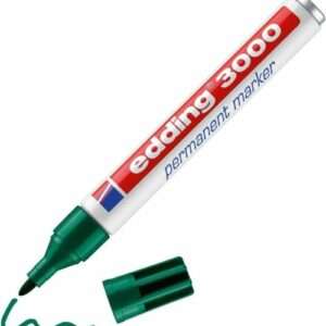 Rotulador Edding 3000 Permanente Verde