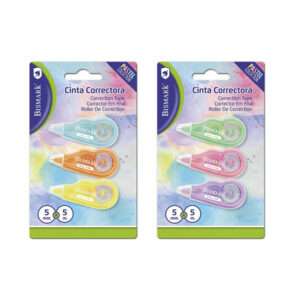 Cinta Correctora Blister 3U Bismark Pastel Mini