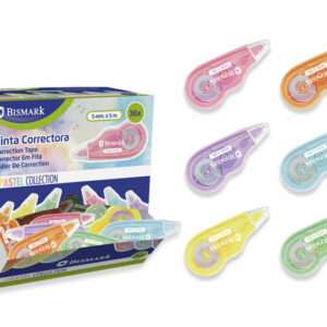 Cinta Correctora Mini Bismark Pastel 5M