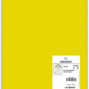 Cartulina Guarro Amarillo Canario 50x65