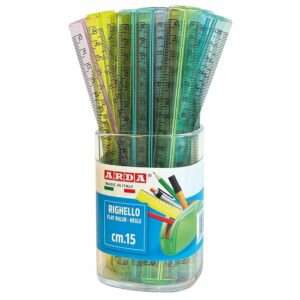 Regla Plástico Transparentes 15 cm