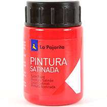Pintura Satinada La Pajarita 35ml Bermellón