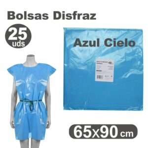 Bolsas Disfraz 65x90 Azul Claro
