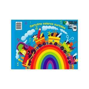 Bloc 10 Cartulinas Colores Surtidos