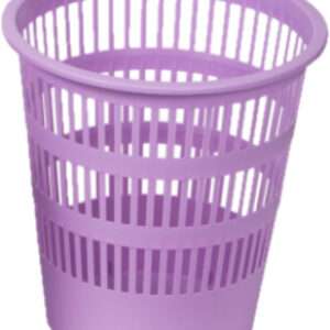Papelera Rejilla Plástico Violeta Pastel