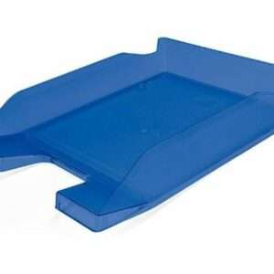 Bandeja Plástico Apilable Azul Translúcido