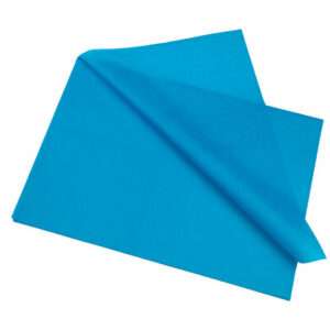 Hoja Papel Seda 50x75cm Azul Turquesa