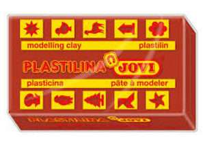 Plastilina Jovi 70 Marrón Pequeña