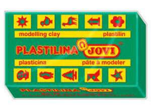 Plastilina Jovi 70 Verde Oscuro Pequeña