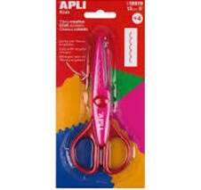 Tijera Creativa Dentada Rosa 13cm