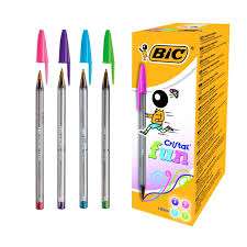 Bolígrafo Bic Cristal Colores Fashion