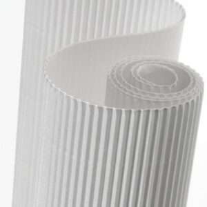 Rollo Cartón Ondulado Blanco 50x70cm