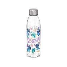 Botella Transparente Stitch 980ml