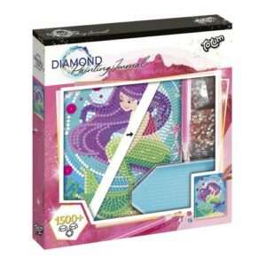 Cuaderno Pintura Diamantes Sirena