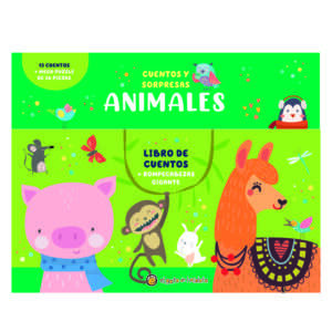 Animales Caja Libro y Puzzle