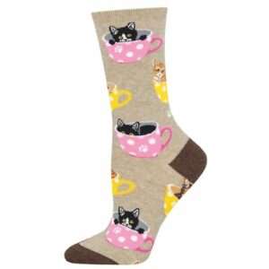 Calcetines Gato escondido en taza