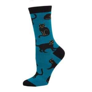 Calcetines de Bambú Black Cat Blue